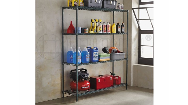 倉儲雜物貨架車庫儲物架花園線網置物架